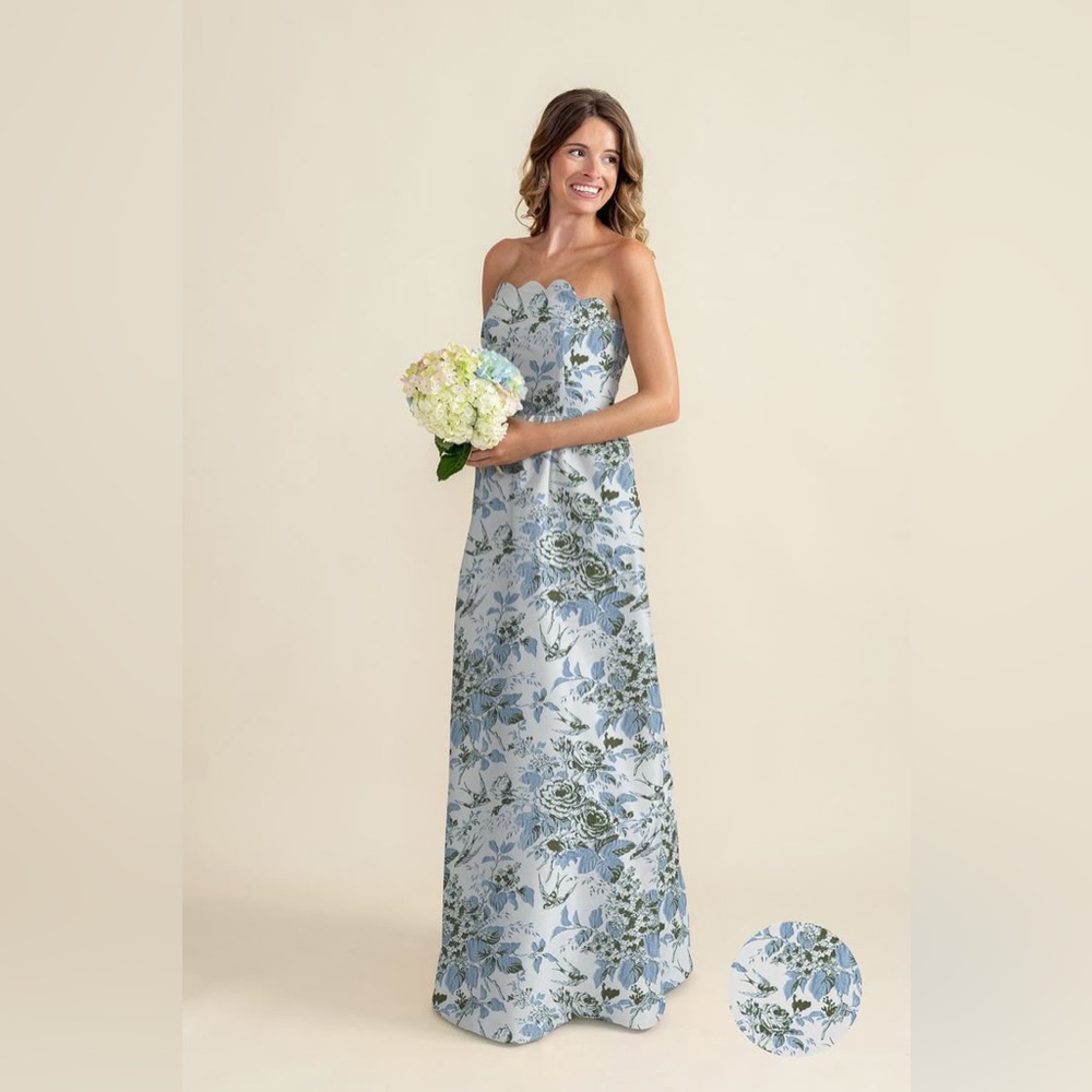 Lula Kate Hayes - Garden Flora Jacquard - Mist
